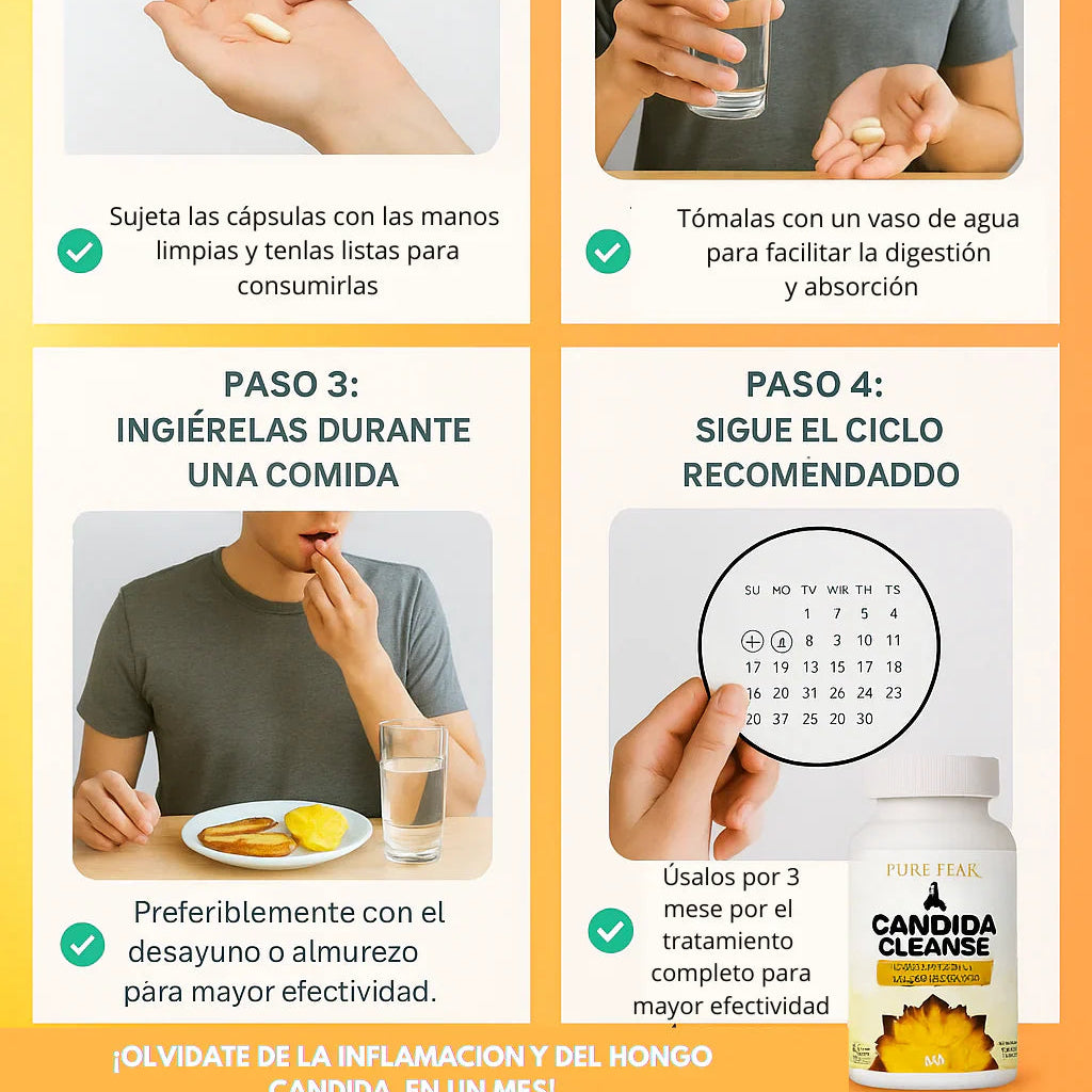 CANDIDA CLEANSE EQUILIBRIO INTESTINAL
