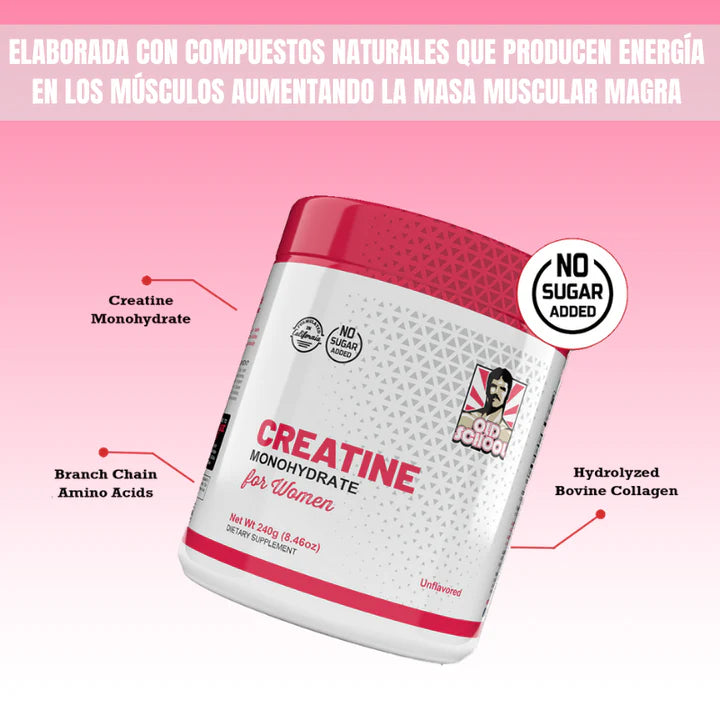 CREATINA PARA MUJERES - GLÚTEOS MAS FUERTES